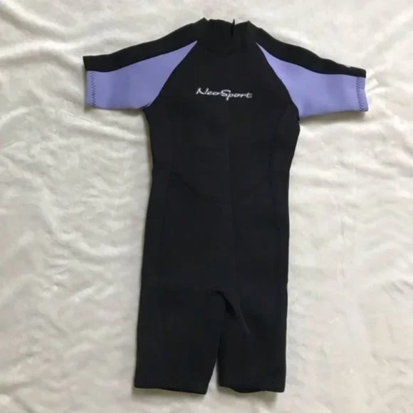 NeoSport Wetsuits 2mm Kid’s shorty-size 8 - Picture 1 of 4